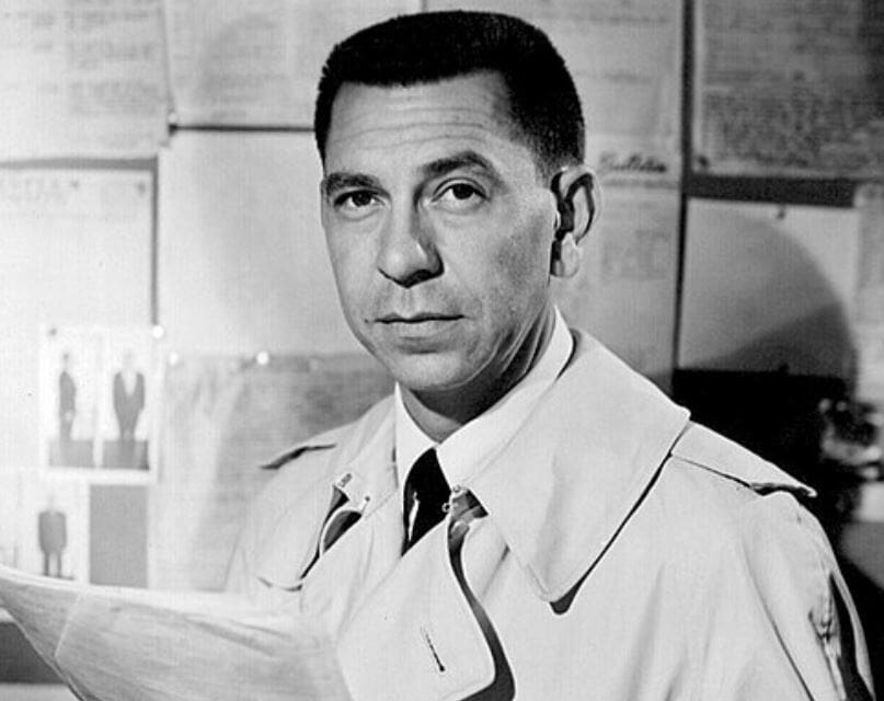 Jack Webb of classic Dragnet TV show